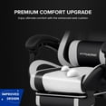 thumbnail image 3 of GTRACING GTWD-200 Ergonomic Gaming Chair with Adjustable Pillows and Footrest, 3 of 11