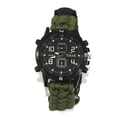 thumbnail image 2 of Advancent Reloj de supervivencia, herramientas para acampar, equipo de senderismo, antorcha, mano de obra fina, suministros para exteriores, regalo carpas ejercito verde Advancent OD009761-02, 2 of 5