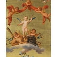 thumbnail image 2 of Fedele Fischetti 20x24 Black Ornate Framed Double Matted Museum Art Print Titled: Eros Defeats War, Strength and Ferocity, 2 of 5