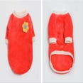thumbnail image 4 of Moocorvic Dog Sweaters for Small Dogs Girl/Boy, Soft Warm Fleece Vest Button Easy to Wear On/Off Pet Clothes(Red,S), 4 of 8