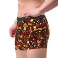 thumbnail image 3 of KLL Warm Plants and Mushrooms Men's Cotton Boxer Briefs Underwear-Large, 3 of 7
