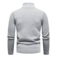 thumbnail image 4 of jsaierl Mens Sweater Knit Turtle Neck Slim Fit Pullover Long Sleeve Casual Fall and Winter Solid Sweater Top, 4 of 5