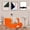 Orange, variant on Dog Stairs for Small Dogs, 13.8 Inch 2-Step Pet Steps for High Bed & Couch, Non- Indoor Dog Stairs Ramp with High Density Foam & Washable Cover
