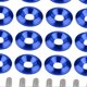 thumbnail image 3 of Kit de 20 rondelles de pare-chocs/ailes en aluminium pour compartiment moteur, bleu, 3 of 3