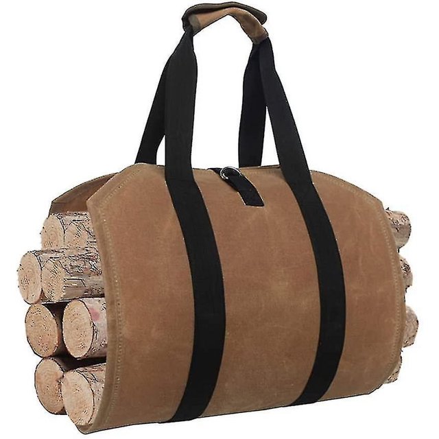 Bolsa para manipulación de troncos pesados Bolsa para transporte de madera Bolsa para leña Bolsa para registro de lona