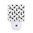 thumbnail image 1 of Wukai Black Rabbit Energy-Saving Plug-In Night Light with Auto Dusk-to-Dawn Sensor, Design for Bedrooms, Hallways - Safe, Reliable, Minimalist-UK, 1 of 7