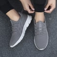 thumbnail image 2 of EKRBXA Knit No-Tie Sneakers, Lightweight Breathable Mesh Running Shoes, Non-Slip Comfort Casual Trainers with Segmented Sole for Gym & Everyday Wear, 2 of 5