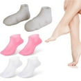 thumbnail image 2 of Silicone Socks Foot Pedicure Socks Beach Protective Socks Soft Gels Socks Moisturizing Socks for Dry Cracked Feet, 2 of 8
