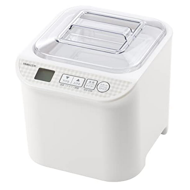 Yamazen YXA101(W) Yogurt Maker, Low Temperature Cooking, Drinking