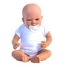 Baby Doll Clothes- White Baby Doll Romper fits 15-17 Inch Ann Lauren Baby Dolls