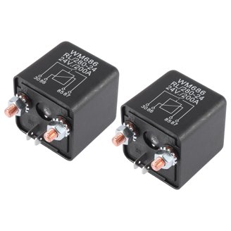 40A 60V 4-Pin Metal Car Relay Socket - Universal Engine Relay For Headlights Horn