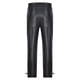 thumbnail image 3 of Pantalones largos para hombre, pantalones casuales de color liso con ribete de cuero, pantalones largos para hombre, 3 of 4
