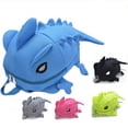 thumbnail image 4 of Mochila de nailon con dibujos animados en 3D de dinosaurios para niños pequeños, 4 of 6