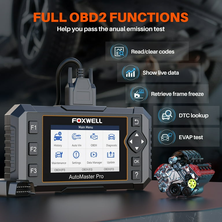 FOXWELL NT624 Elite OBD2 Scanner Full Systems Diagnostic Scan Tool