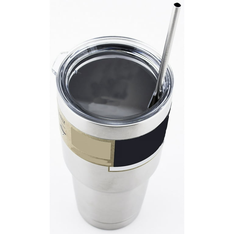 4 Long 10.5 Stainless Steel Straws Fits 30 oz Yeti Tumbler Rambler Cups - CocoStraw Brand Drinking