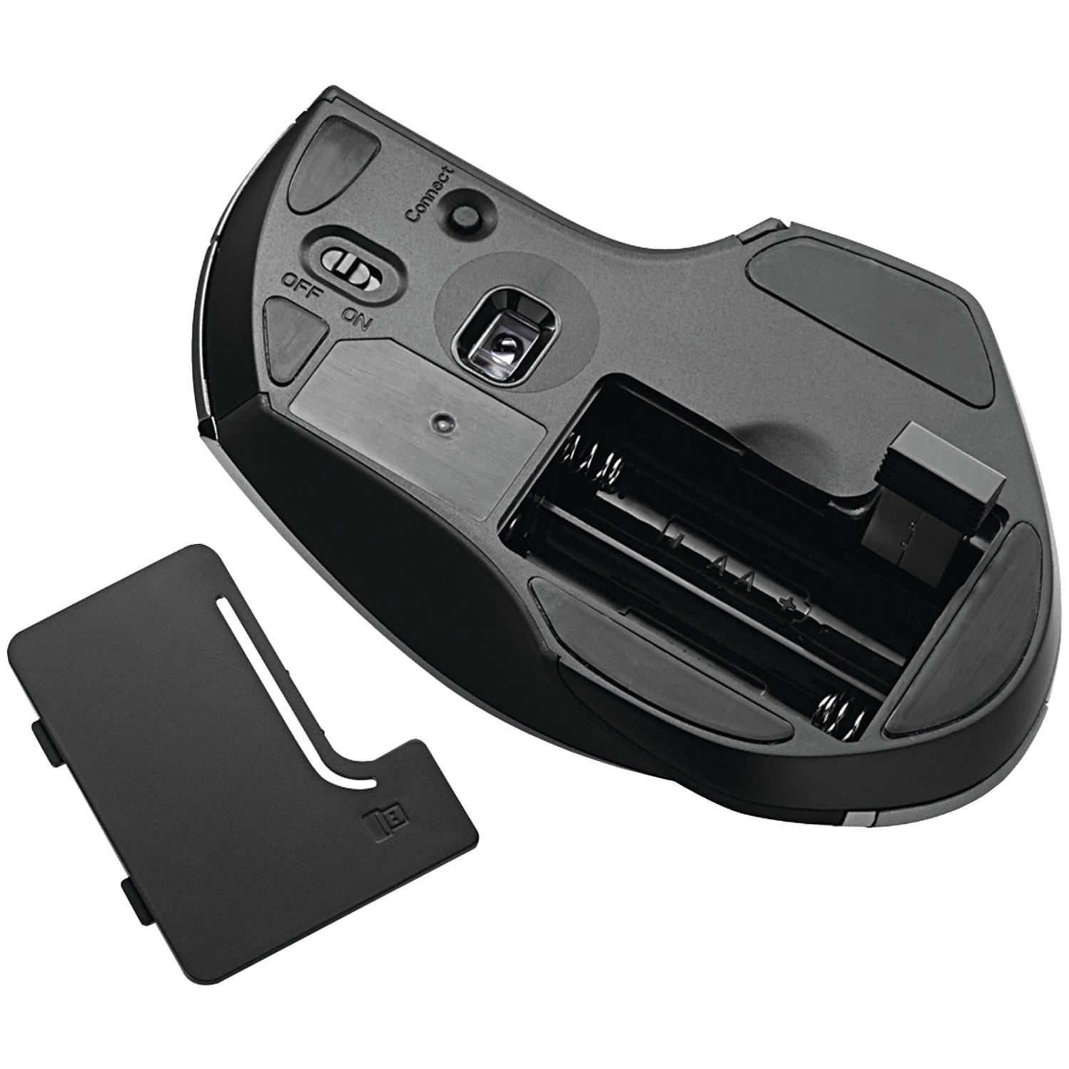 Verbatim Cordless Deluxe Blue-LED Computer Mouse, Ergonomic, 8 Buttons, 2.4 GHz (Graphite)