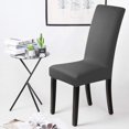 thumbnail image 2 of AMERTEER Removable Washable Short Dining Chair Protector Cover Seat Slipcover for Hotel Dining Room Ceremony, 2 of 2