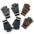 thumbnail image 5 of Women Touch Screen Outdoor Warm Winter Gloves Fleece Thick Knitted Gloves Mittens COFFEE, 5 of 8
