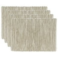 thumbnail image 1 of Fabstyles Shadows Cotton Placemats Set of 4 Machine Washable Thick Rustic Cloth Table Mats Perfect for The Kitchen, Dining, Coffee, Patio, Outdoor Tables, 1 of 3
