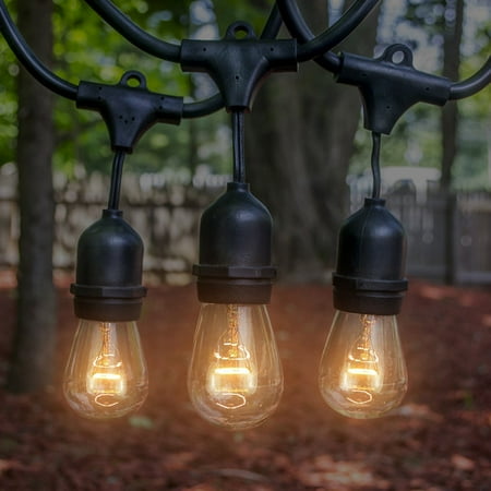 light incandescent string duty heavy sockets weatherproof grade indoor commercial lighting lights outdoor bulbs walmart