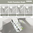 thumbnail image 4 of HOROW T0338W Elongated One Piece Toilet With Bidet Toilet Seat ADA Height MAP 1000g 12'' Rough-in, 4 of 9