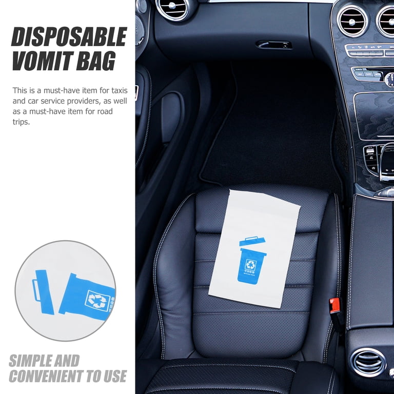 15-Pack Car Trash Bags – Waterproof, Leakproof Disposable Bags For Car, Home, Travel