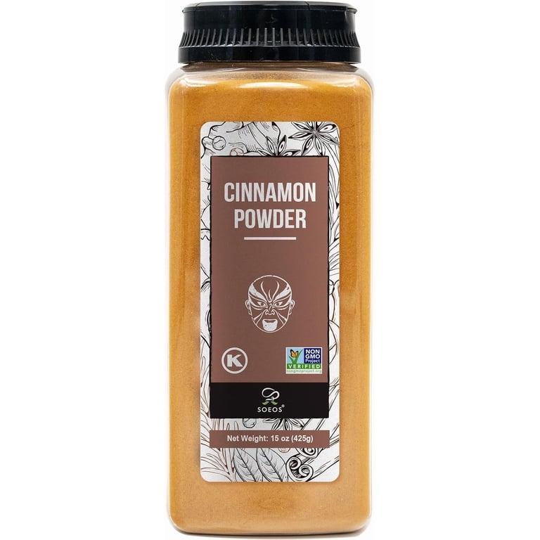Soeos Cinnamon Powder, 15 oz (425g) Cinnamon, Ground Cinnamon