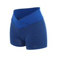 thumbnail image 1 of CAICJ98 Femmes Leggings Femmes Décontracté Cordon Taille Haute Piste de Course Short avec Poche Bleu, XL, 1 of 5