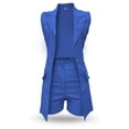 thumbnail image 2 of CONJUNTO SHORT Y CHALECO LARGO Azul reyMediana, 2 of 2