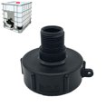 thumbnail image 1 of Drado IBC S60 adaptador de conexión de tornillo para tanque de agua IBC de 2 pulgadas por 3/4 pulgadas ZefeiWu 1327534260793, 1 of 1