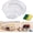1PC, variant on Glass Shell Dumpling Tray with Sauce Plate Snack Dessert,| Dumpling Storage, Glass Shell Design(2PC)