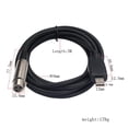 thumbnail image 2 of Cable De Micrófono USB De 3 M XLR De Adaptador Sunnimix Cable de micrófono USB, 2 of 8