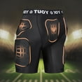 thumbnail image 3 of TUOYR Youth Kids Padded Compression Shorts Football Girdle Padded Pants for Football Baseball up to Size XL, 3 of 10