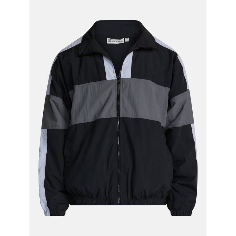 No Boundaries Men's Colorblock Windbreaker Jacket photo 8