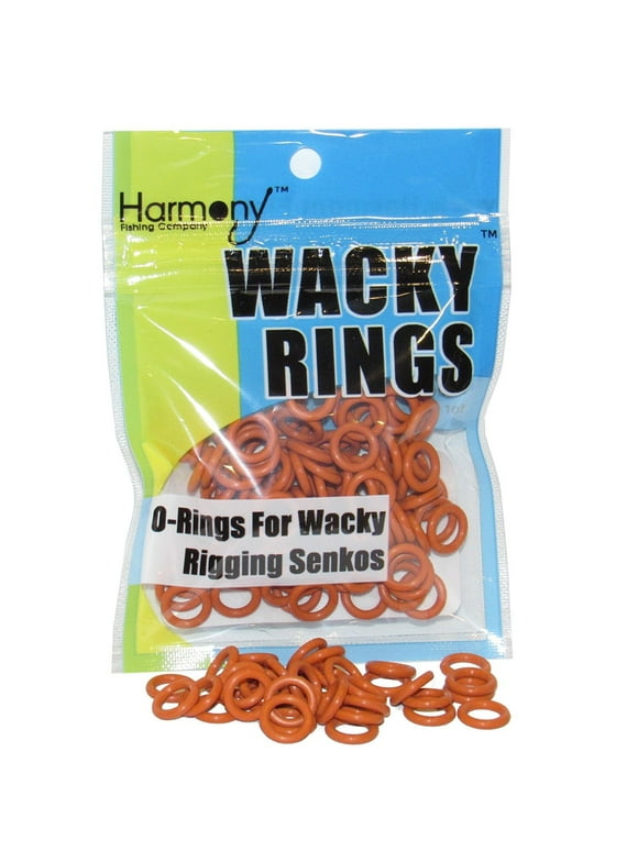 Wacky Rings - O-Rings for Wacky Rigging Senko Worms 100 orings for 4+5 inch Senkos, Available in many colors