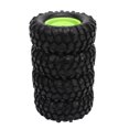 thumbnail image 1 of RC Car Tires,  Grip Wear Resistant Rubber Remote Control Tire 4PCS  For Climbing Vehicles Black,White,Green,Red, 1 of 8