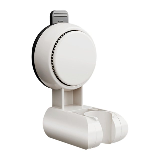 Soporte de ducha de pared para varilla de ducha extraíble sin taladro, soporte de de mano para baño doméstico. Blanco