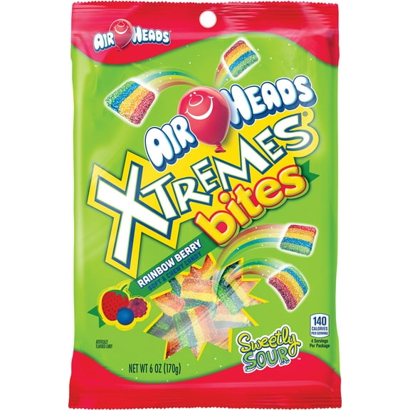 Airheads Xtremes Bites, Assorted Flavors, 6 Oz