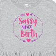 thumbnail image 4 of Inktastic Sassy Since Birth, Sassy, Sassy Girl, Arrow, Hearts Girls Toddler Dress, 4 of 5