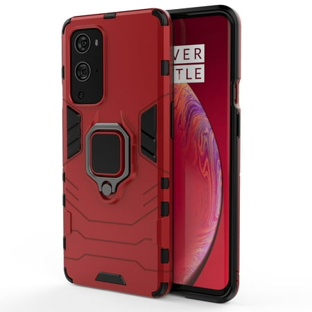 For OnePlus 9 Pro PC + TPU Shockproof Protective Case with Magnetic Ring Holder