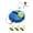 Blue, variant on Tennis Trainer Rebound Ball, Solo Practice Set with Heavy-Duty Water-Fillable Base, Portable Training Equipment for Beginners, Kids, and Adults