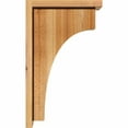 thumbnail image 3 of 6"W x 12"D x 20"H Huntington Rough Sawn Corbel w/Backplate, Western Red Cedar, 3 of 9