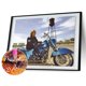 thumbnail image 3 of Cuadros Decorativos DIY taladro redondo completo diamante pintura Johnny Halliday mosaico arte JShteea Nuevos Originales, 3 of 9