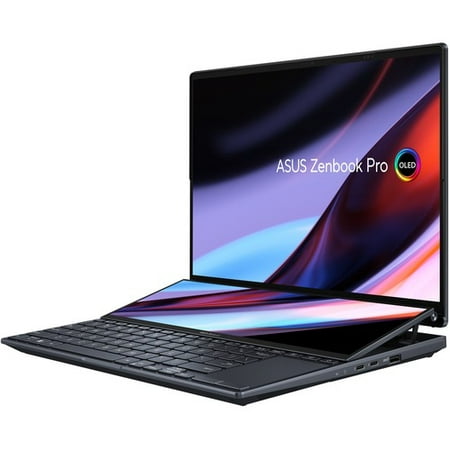 ASUS Zenbook Pro 14 Duo OLED UX8402ZE-DB74T - Intel Core i7 12700H / 2.3 GHz - Win 11 Home - GF RTX 3050 Ti - 16 GB RAM - 1 TB SSD NVMe, Performance - 14.5" OLED touchscreen 2880 x 1800 (2.8K) @ 120 Hz - Wi-Fi 6E - tech black