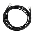 thumbnail image 1 of 1 Pc Cable Inversor de Batería 10 AWG Gauge 10FT 3/8" Lug 5/16" Lug Cable de Batería Universal para Automóvil Vehículo Barco RV Solar Cobre Estañado Negro, 1 of 7