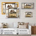 thumbnail image 4 of Designart Window View To Farm II Canvas Wall Art, 4 of 5