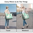 thumbnail image 4 of Daisy Women's Large Weekend Travel Bag Moving Canvas Handbag Thick Double Layer Beach Weekend Travel Unisex Hospital Maternity Delivery with Toiletry Waterproof, 4 of 5