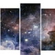 thumbnail image 3 of Póster de arte de pared con 5 paneles/cuadros para decoración del hogar Cielo estrellado, 3 of 5