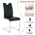 thumbnail image 6 of Sumdeal 62"-78" Modern Mid-Century Dining Table Set with 8 Chairs - Expandable & Stylish for Home, Dining Room, Kitchen, 6 of 7