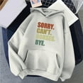 thumbnail image 3 of Sorry Can't Horses Bye Hoodies for Women Long Sleeve Horse Lover Hooded Sweatshirt with Pockets Pullover Tops, 3 of 4